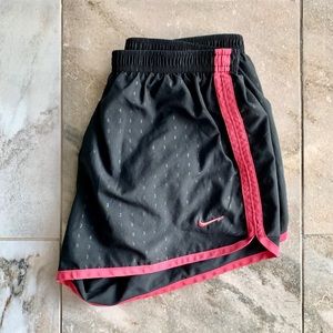 Nike Athletic Black Pink Dri-Fit Running Shorts